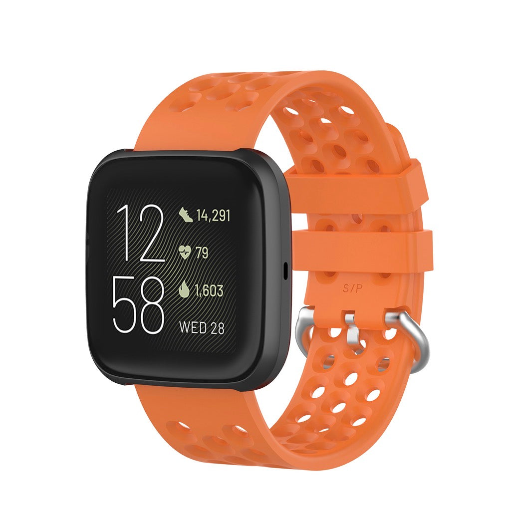 Perforated Silicone Strap for Fitbit Versa & Versa 2