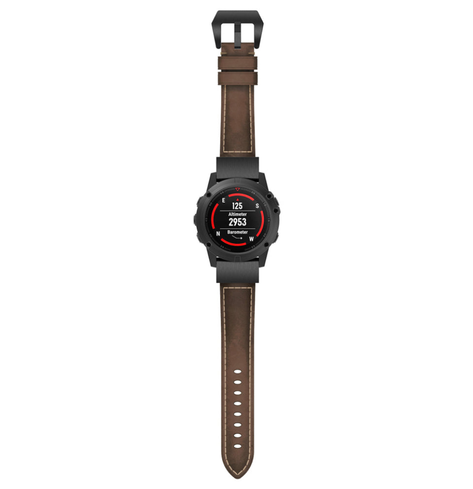 Leather Strap for Garmin Fenix 6S & Fenix 5S