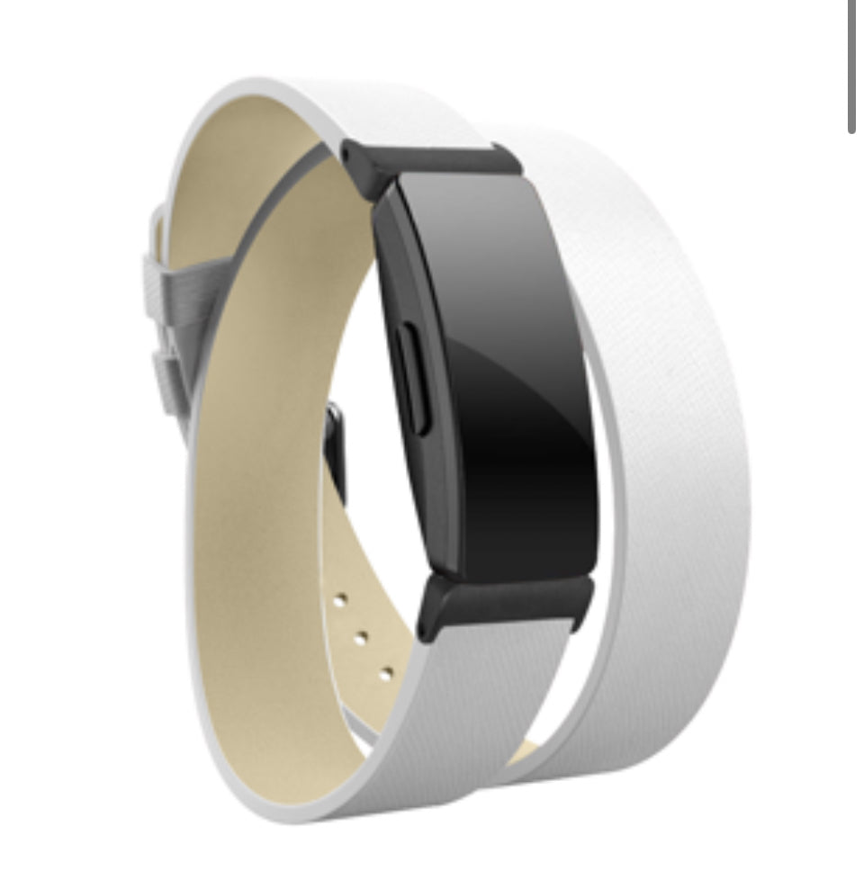Double Tour Strap w/ Black Buckle for Fitbit Inspire & Inspire HR