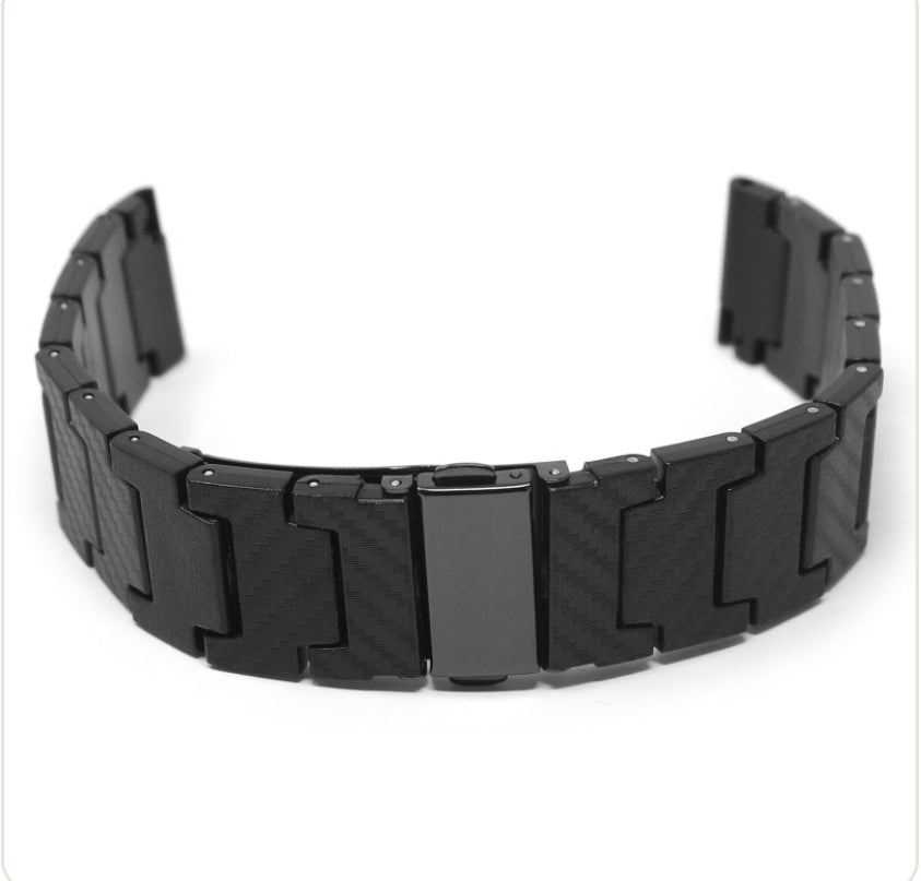 Carbon Fiber Link Bracelet For Garmin Vivoactive 4