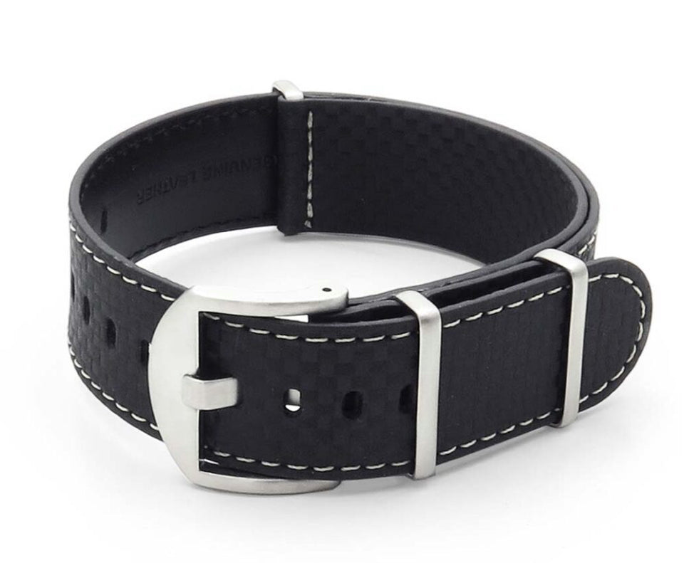DASSARI Stealth Carbon Fiber NATO Strap