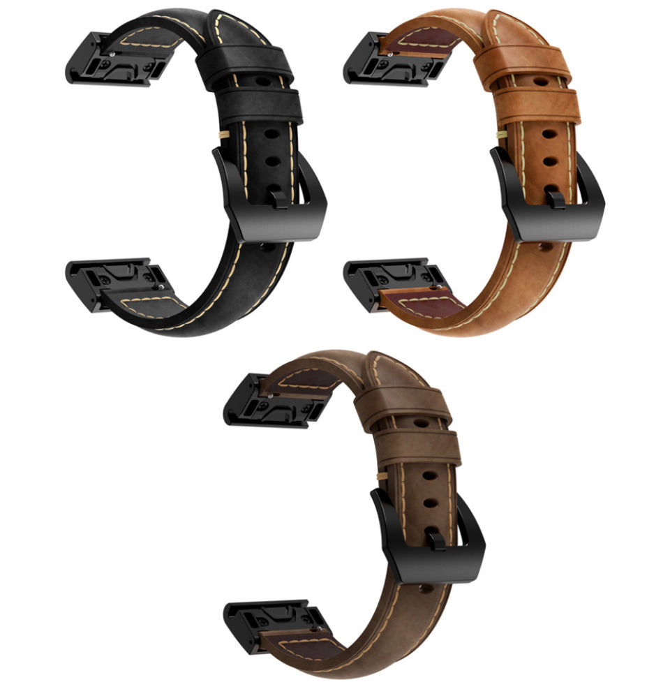 Leather Strap for Garmin Fenix 6S & Fenix 5S