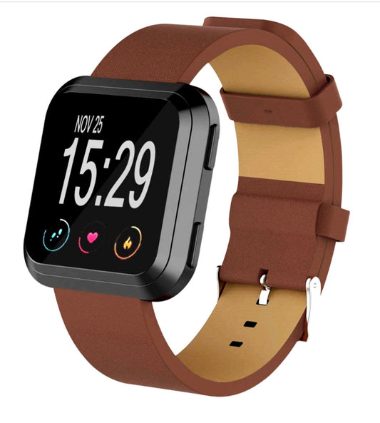 Store Sample - Everyday Leather Strap For Fitbit Versa & Versa 2