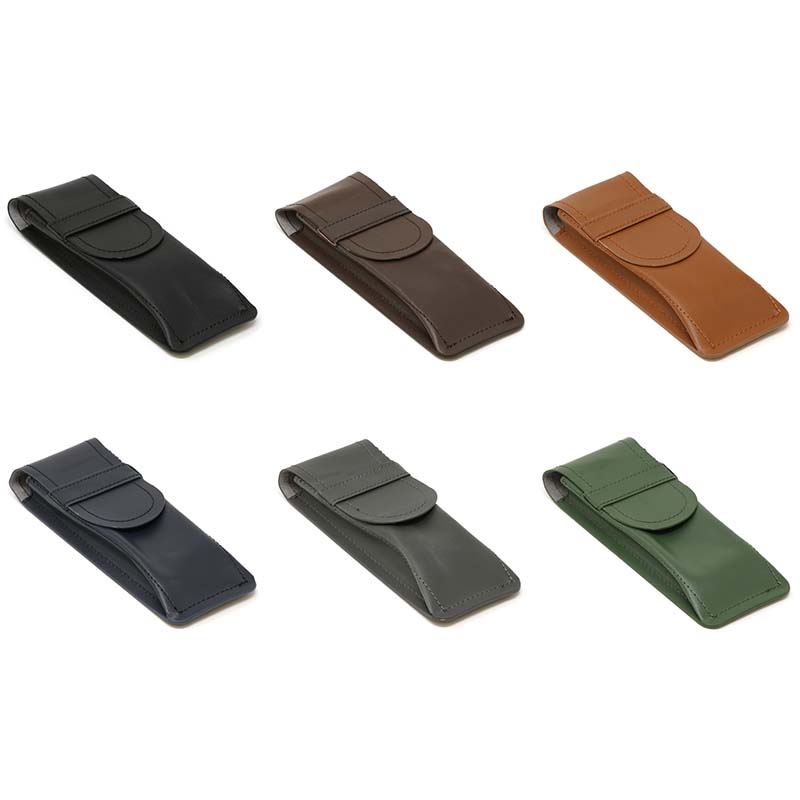 DASSARI Smooth Leather Watch Pouch