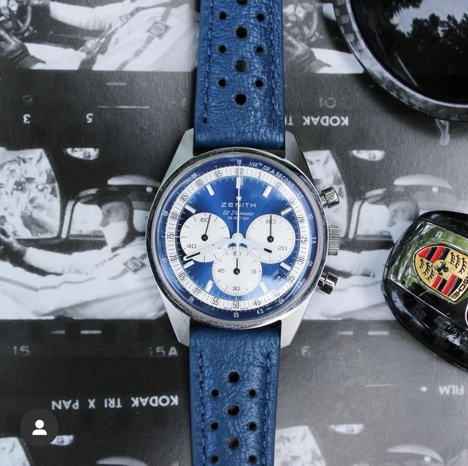 Store Sample - Dassari Perforated Leather Rally Strap