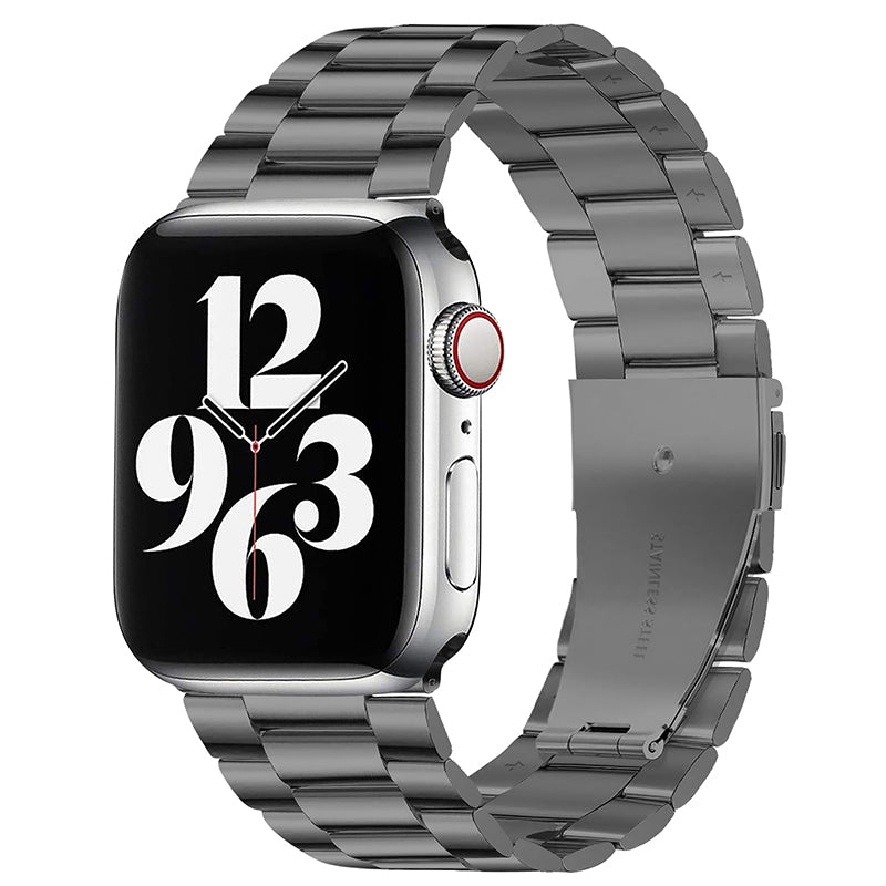 Flat-Link Stainless Steel Band for Apple Watch