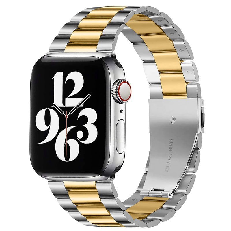 Flat-Link Stainless Steel Band for Apple Watch
