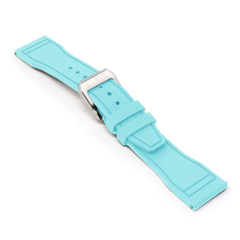 Aviator FKM Rubber Strap With Deployant Clasp