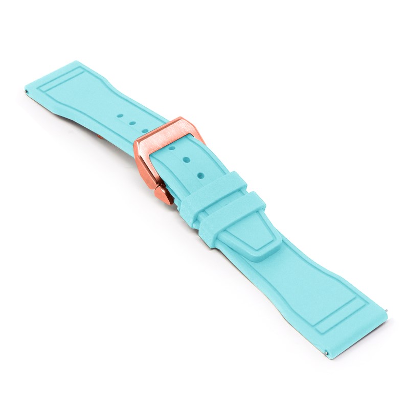 Aviator FKM Rubber Strap With Deployant Clasp