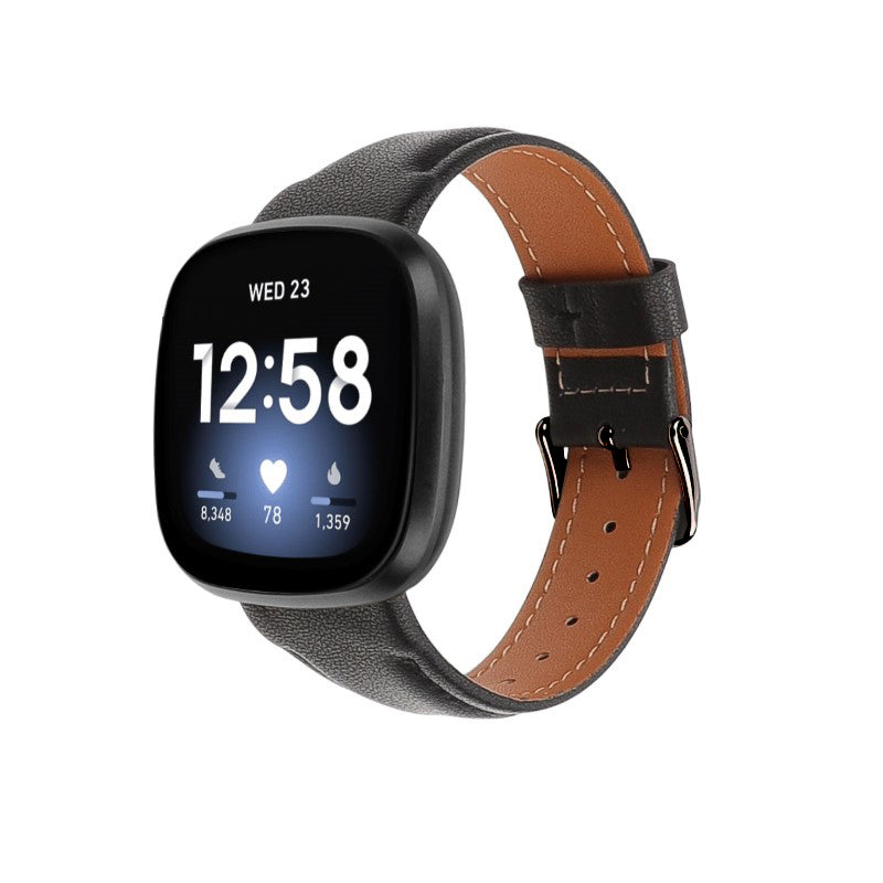 Artisan Leather Band  For Fitbit Versa 4