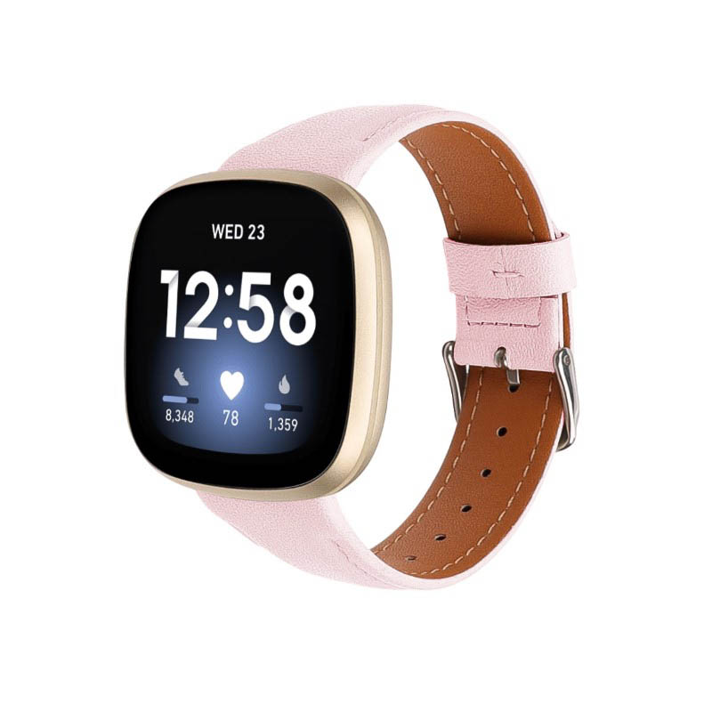 Artisan Leather Band  For Fitbit Versa 4