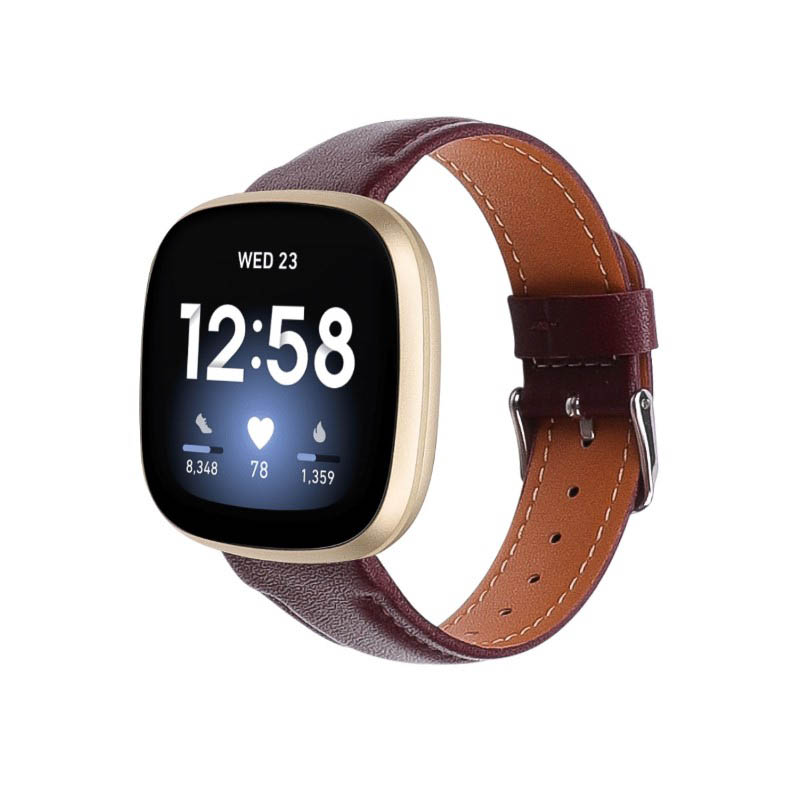 Artisan Leather Band  For Fitbit Versa 4