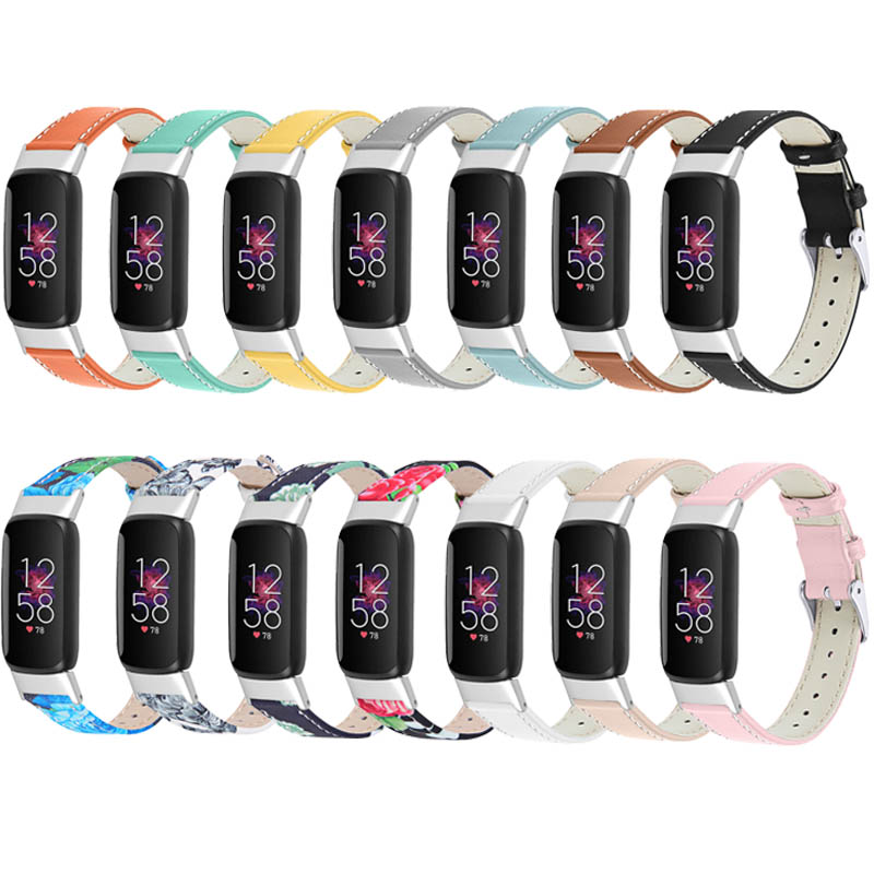 Smooth Leather Band for Fitbit Luxe