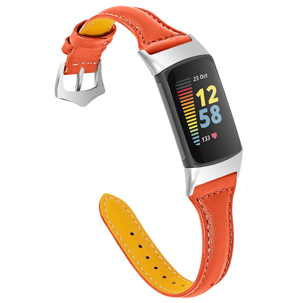 Slim Leather Strap for Fitbit Charge 6