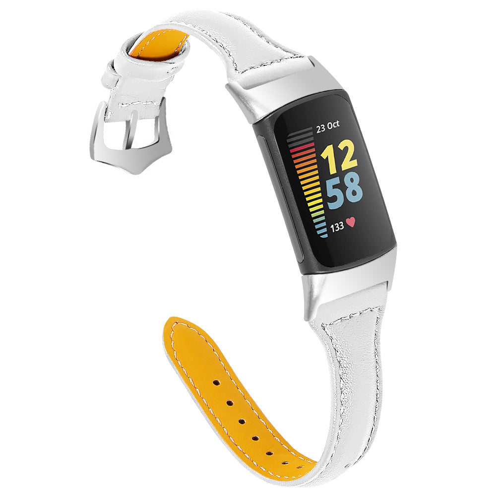 Slim Leather Strap for Fitbit Charge 6