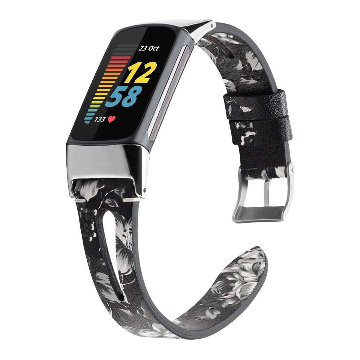 Vented Leather Strap For Fitbit Charge 6