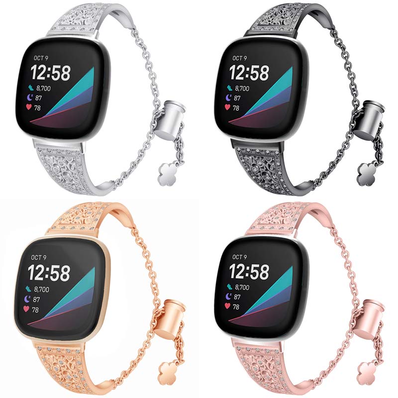 Marquis Cuff Bracelet For Fitbit Versa 4