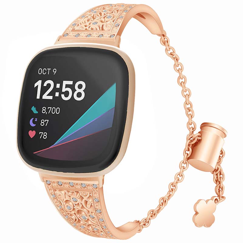 Marquis Cuff Bracelet For Fitbit Versa 4