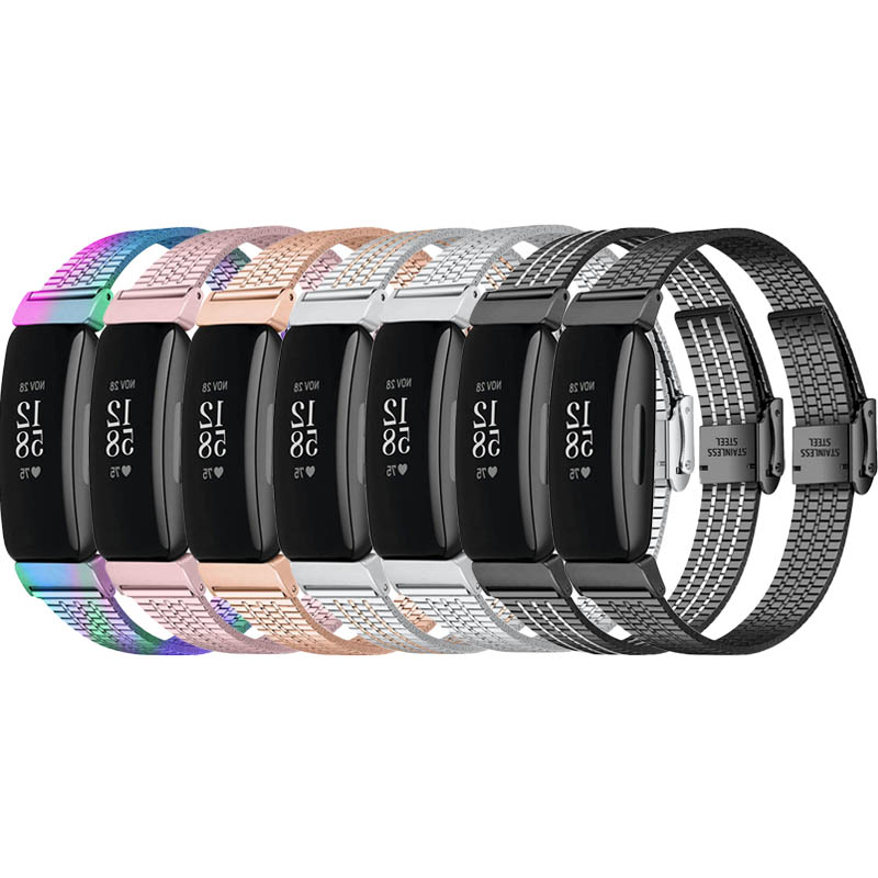 Modern Metal Band for Fitbit Inspire 2