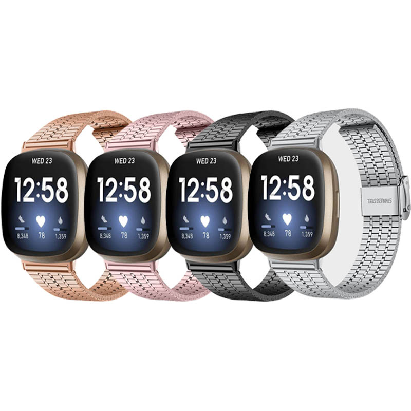 Modern Metal Band for Fitbit Versa & Versa 2