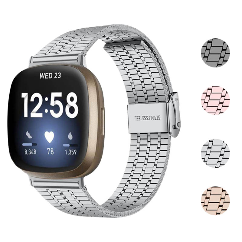 Modern Metal Band for Fitbit Versa & Versa 2