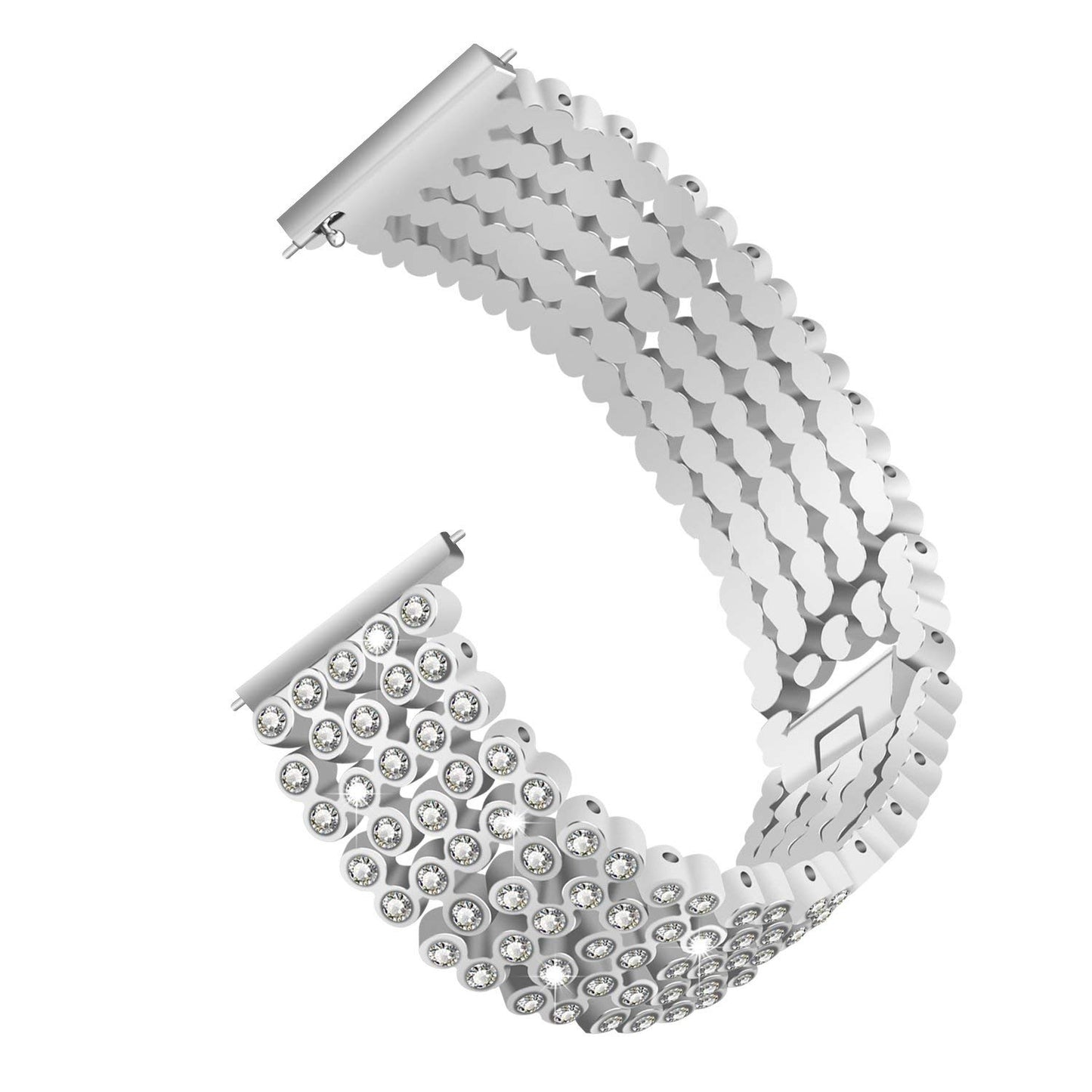 Stainless Steel Rhinestone Strap for Fitbit Versa & Versa 2