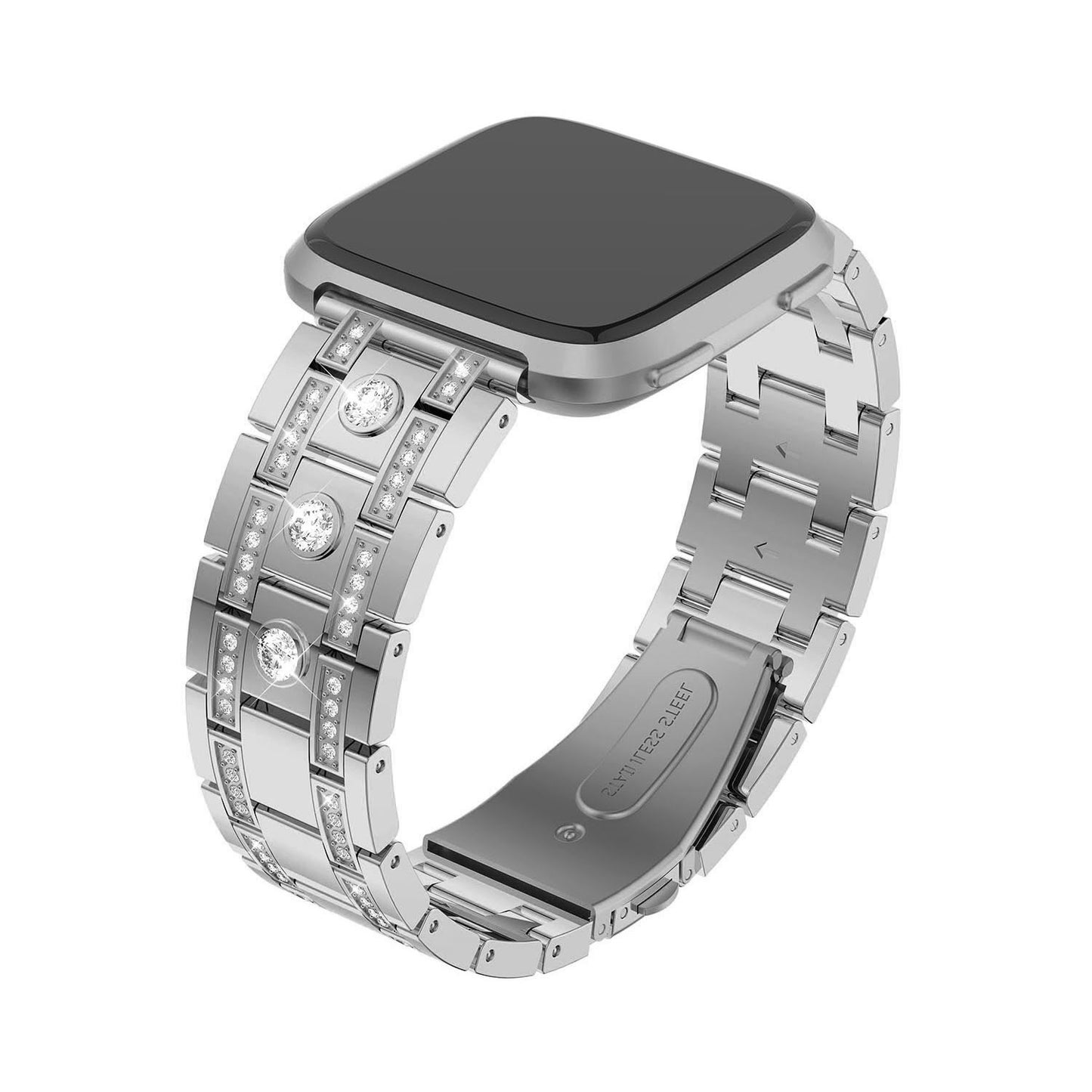 Rhinestone Studded Bracelet for Fitbit Versa & Versa 2