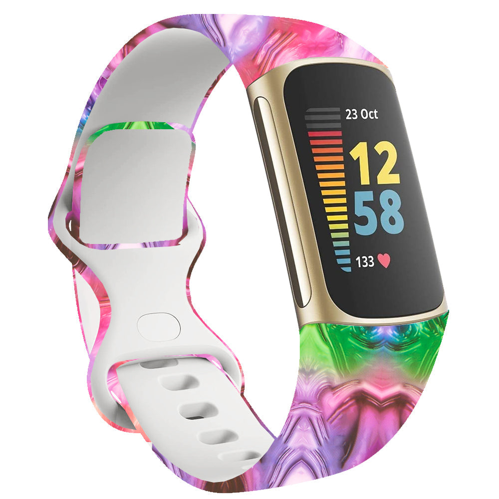 Infinity Print Band  For Fitbit Charge 6