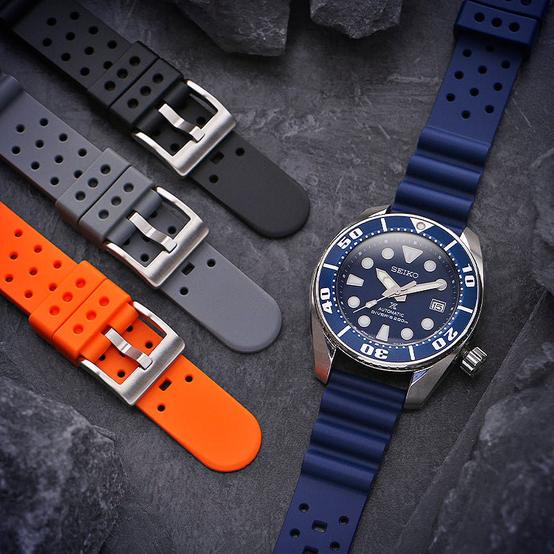 DASSARI FKM Rubber Diver Strap