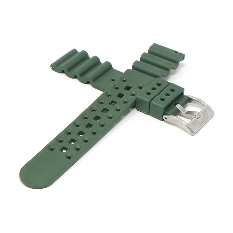 DASSARI FKM Rubber Diver Strap