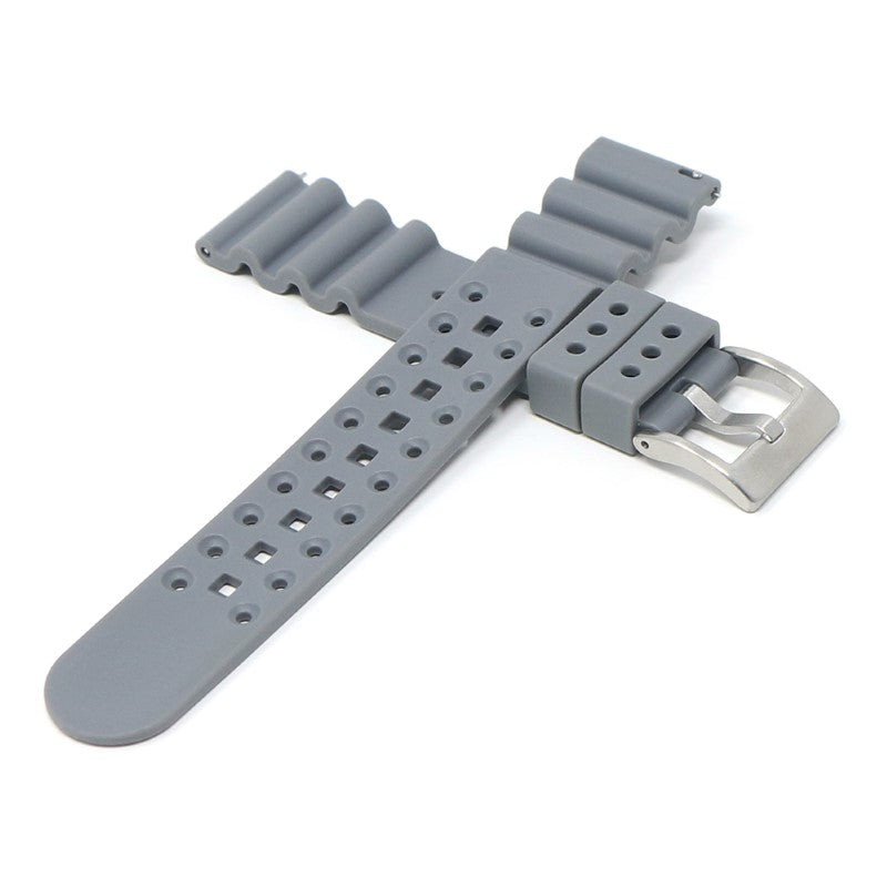 DASSARI FKM Rubber Diver Strap