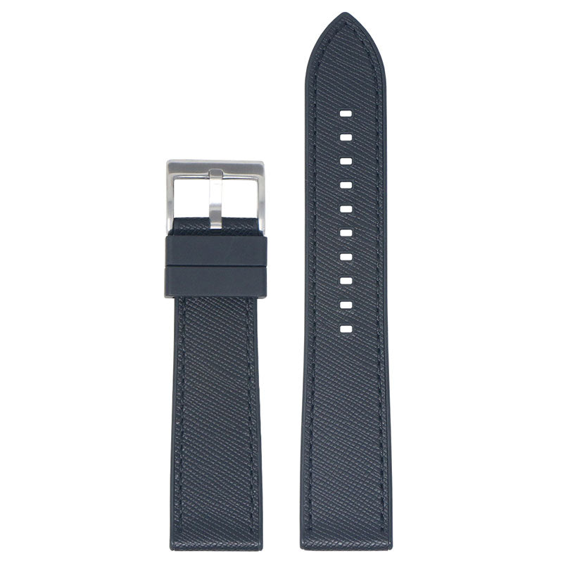 DASSARI Saffiano Leather FKM Hybrid Strap