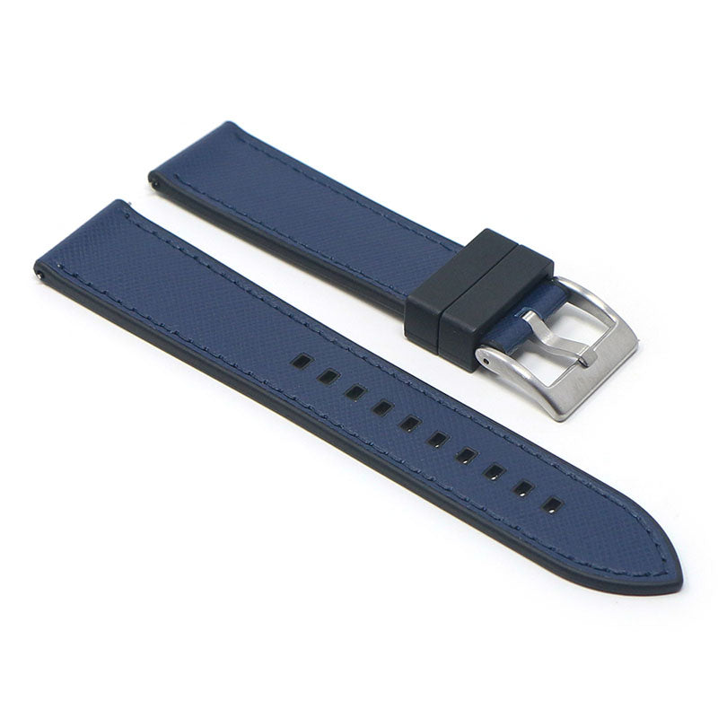 DASSARI Saffiano Leather FKM Hybrid Strap