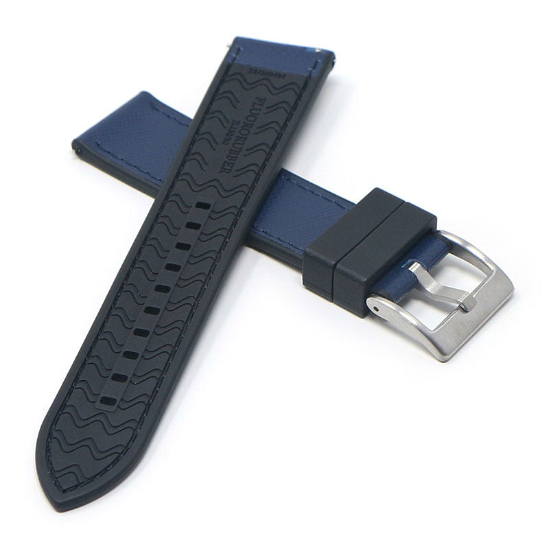 DASSARI Saffiano Leather FKM Hybrid Strap