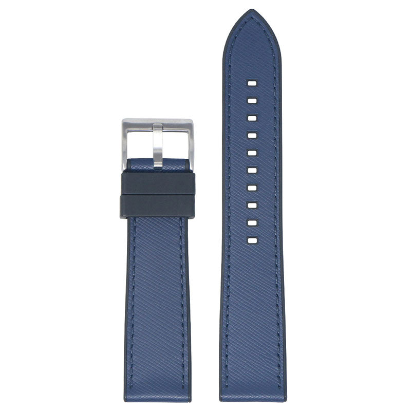DASSARI Saffiano Leather FKM Hybrid Strap