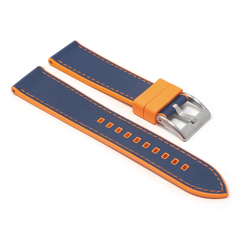 DASSARI Saffiano Leather FKM Hybrid Strap
