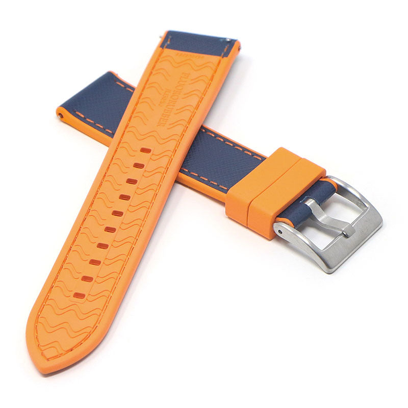 DASSARI Saffiano Leather FKM Hybrid Strap