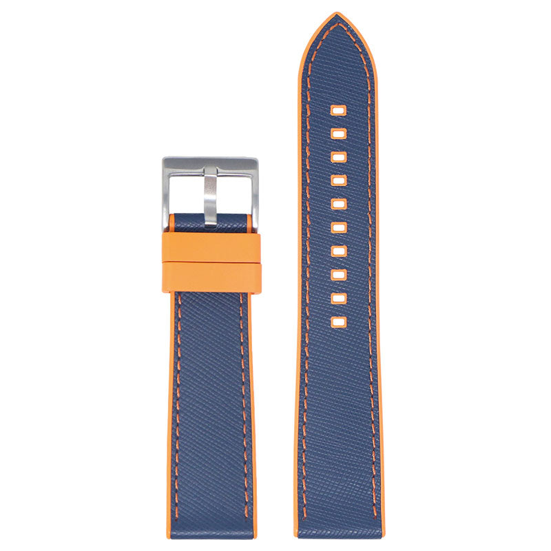 DASSARI Saffiano Leather FKM Hybrid Strap