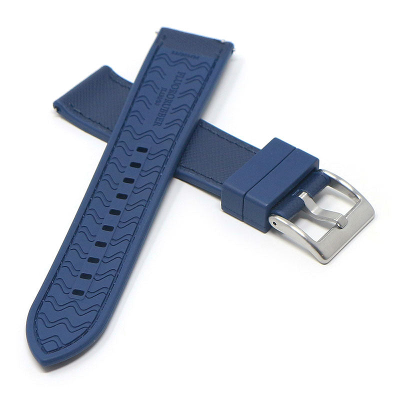 DASSARI Saffiano Leather FKM Hybrid Strap