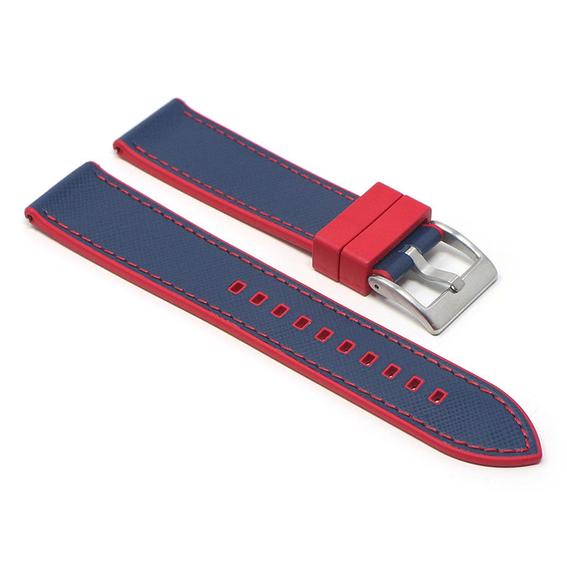 DASSARI Saffiano Leather FKM Hybrid Strap