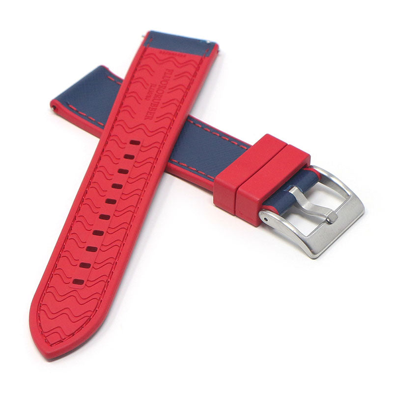 DASSARI Saffiano Leather FKM Hybrid Strap