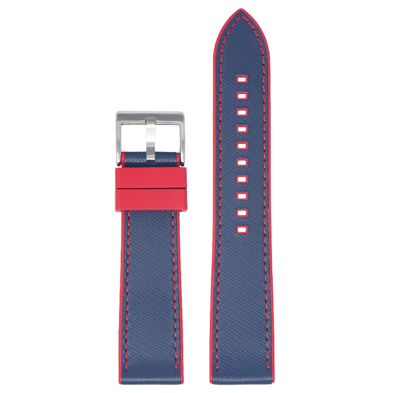 DASSARI Saffiano Leather FKM Hybrid Strap