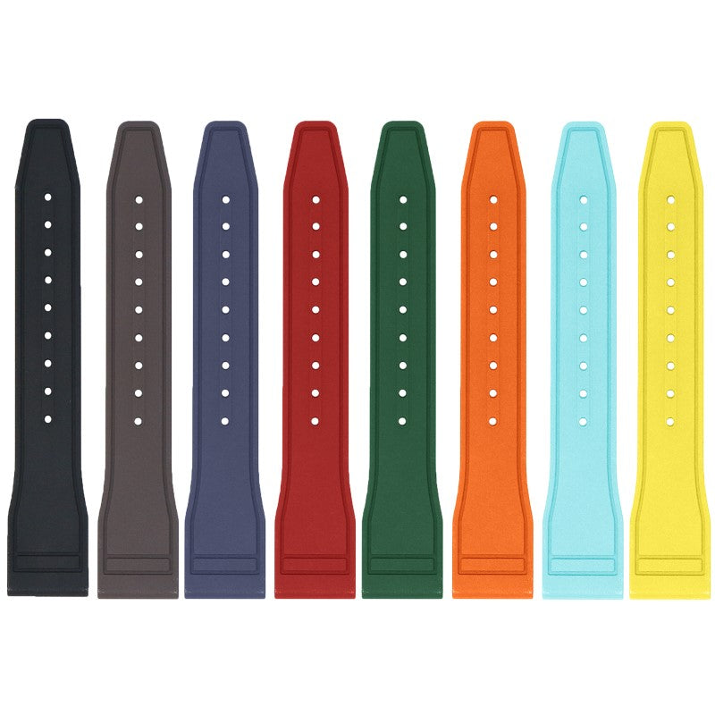 Aviator FKM Rubber Strap With Deployant Clasp
