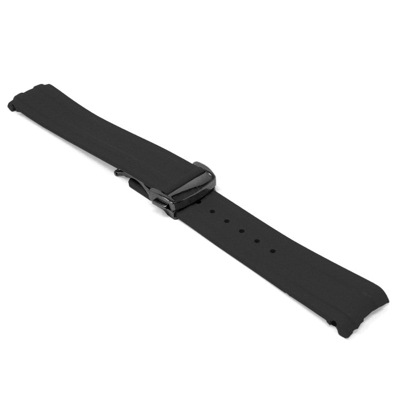 DASSARI FKM Rubber Strap With Deployant Clasp For Omega Seamaster