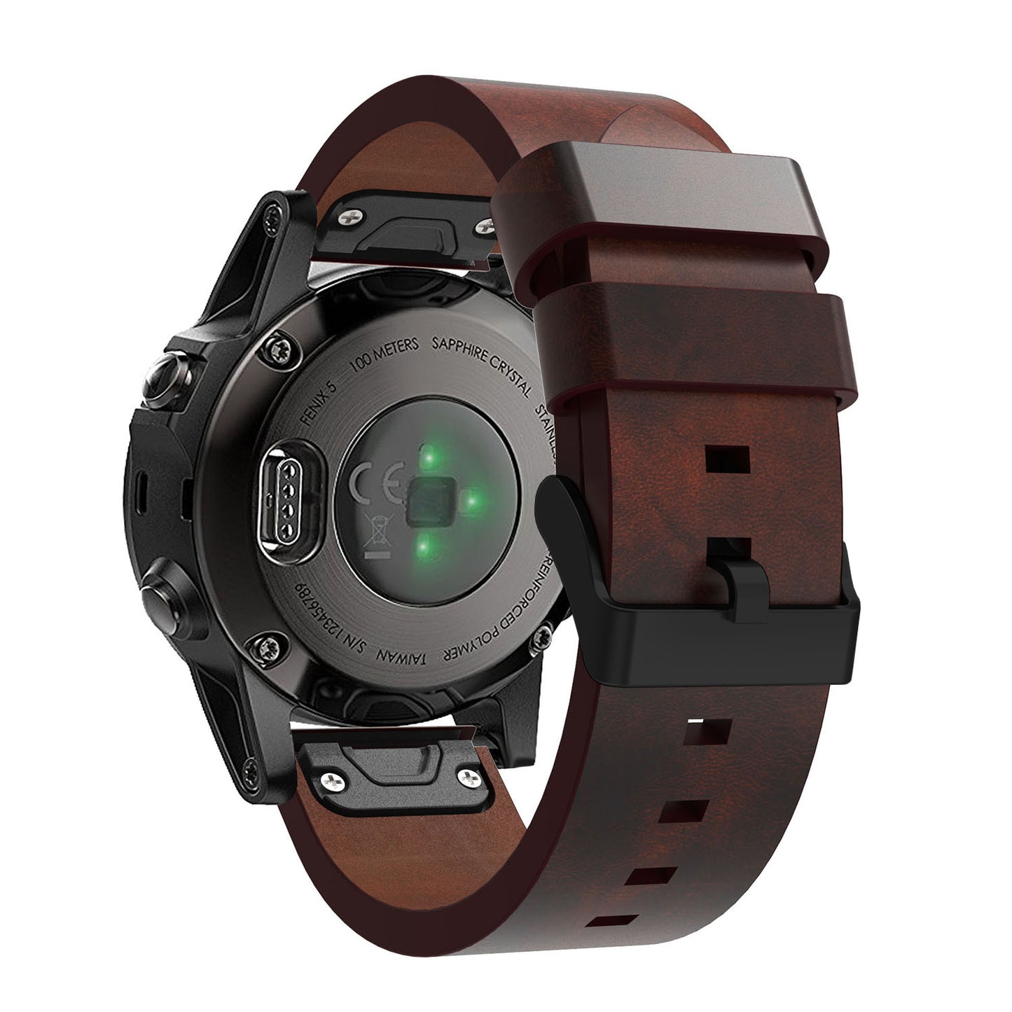 Vintage Leather Strap For Garmin Instinct