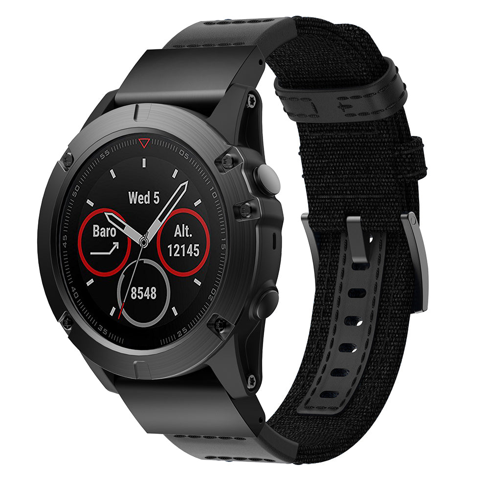 Rugged Canvas Band  For Garmin Vivoactive 4