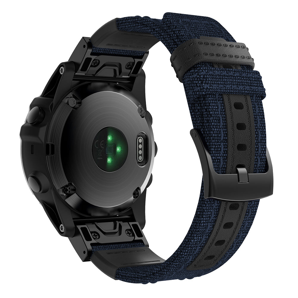 Rugged Canvas Band  For Garmin Vivoactive 4