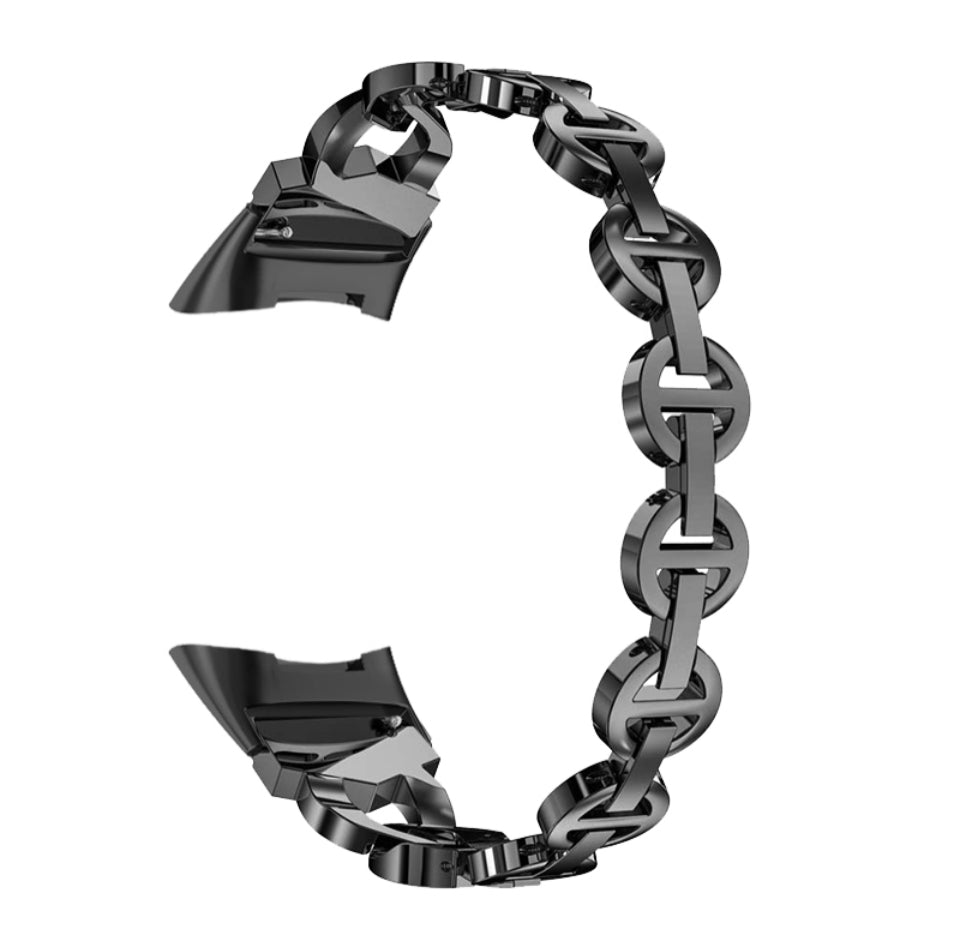 Evening Link Bracelet For Fitbit Charge 6