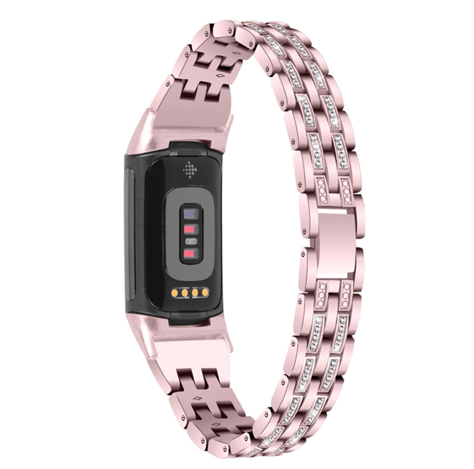 Pave Link Bracelet For Fitbit Charge 6