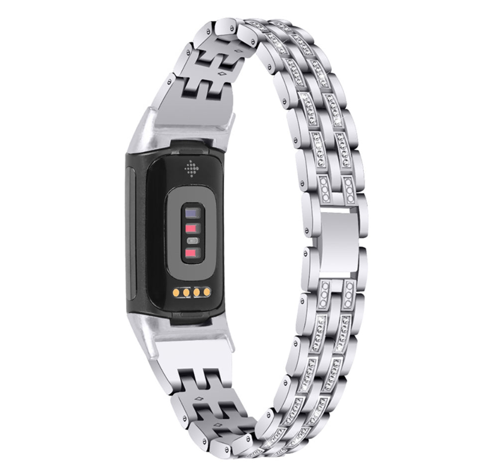 Pave Link Bracelet For Fitbit Charge 6